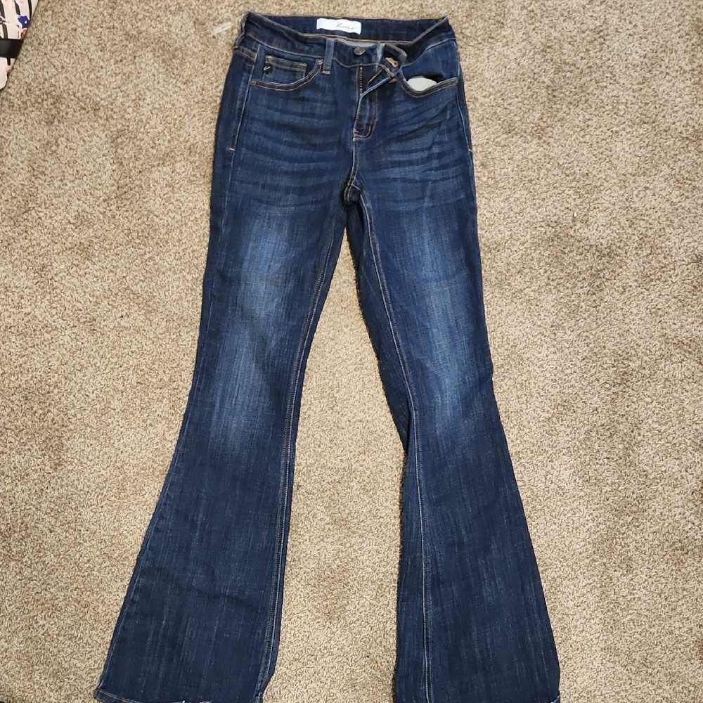 KanCan Dark Blue Flare Jeans